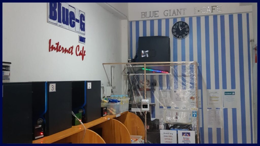 blue giant internet cafe